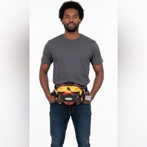 Vintage Atlas Fanny Pack 90's Waist Bag Essentials Bag Y2K Travel Essentials
